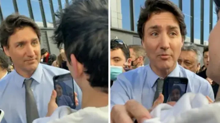 بحث ترودو با یک شهروند مخالف سقط‌ جنین وایرال شد